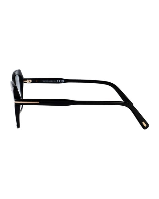 Tom Ford Black Nero Lucido Acetate Optical Glasses
