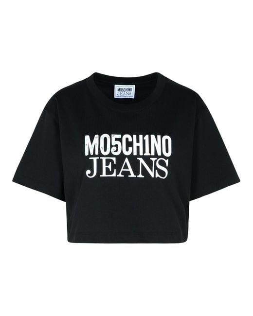 Moschino Black Cotton T-Shirt