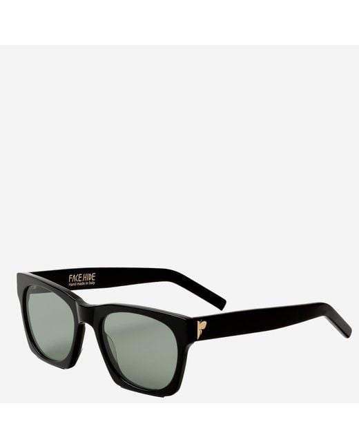 FACE HIDE Black Logo Sunglasses