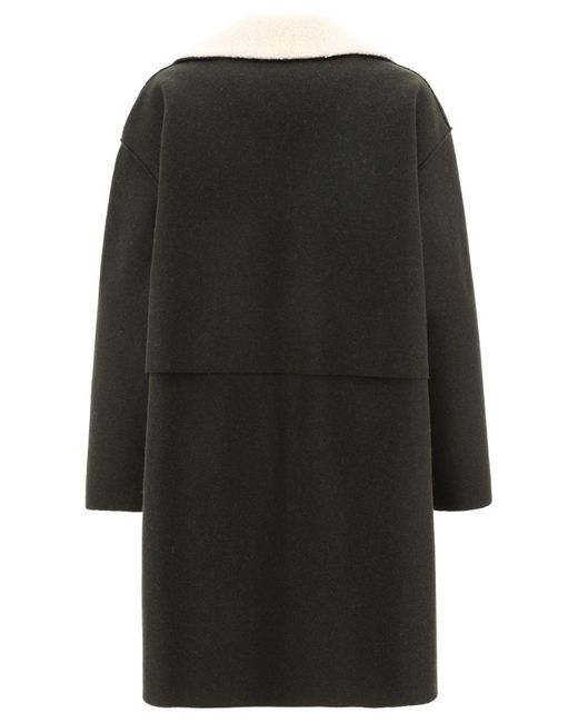 Harris Wharf London Black Oversized Coat