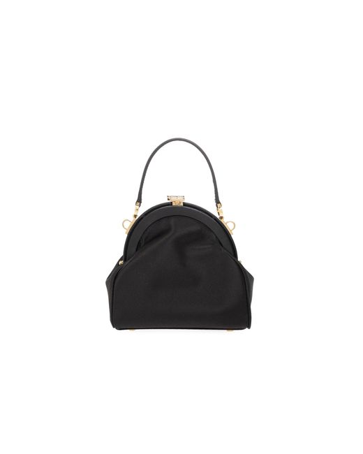 Versace Black Satin Mini Bag