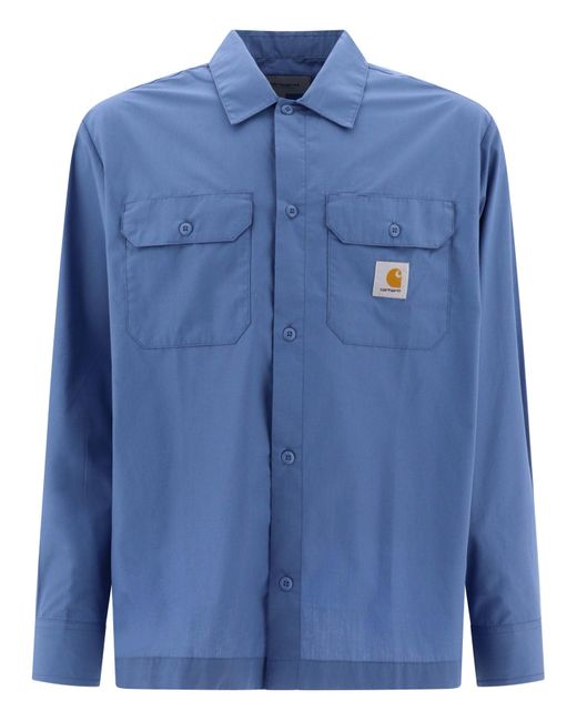 Camicia "artigianato" di Carhartt in Blue da Uomo