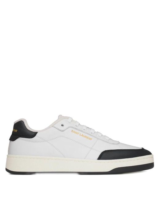 Saint Laurent SL 61 Leder -Sneaker in White für Herren