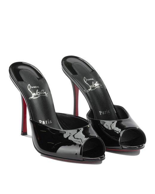 Christian Louboutin Black Heeled Shoes