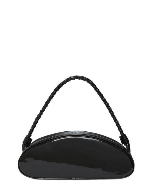 MSGM Black Leather Handbag