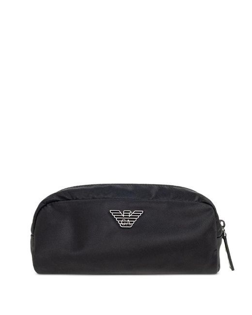 Emporio Armani Exclusive Black Nylon Beauty Case for men