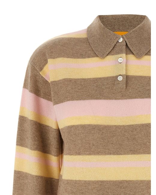 Invité dans la résidence «collégial Stripe» Polo Guest In Residence en coloris Natural