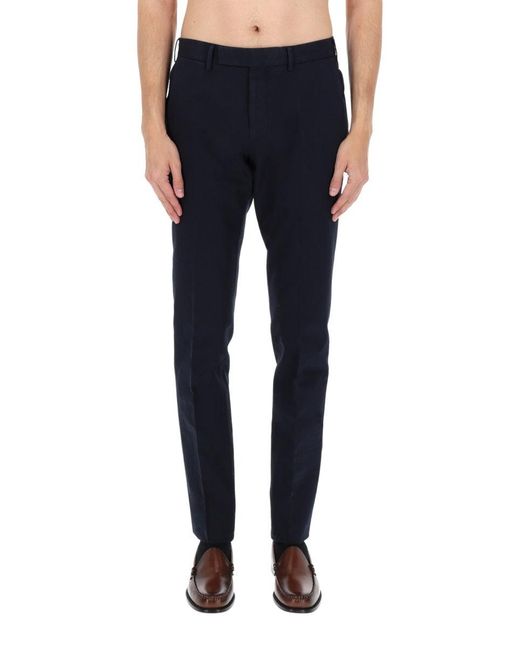 Zegna Blue Dark Regular Trousers for men