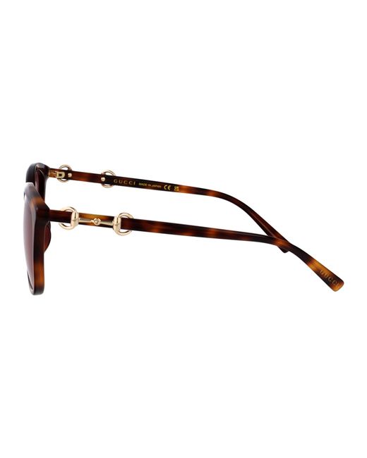 Gucci Brown Havana-Havana- Acetate Sunglasses
