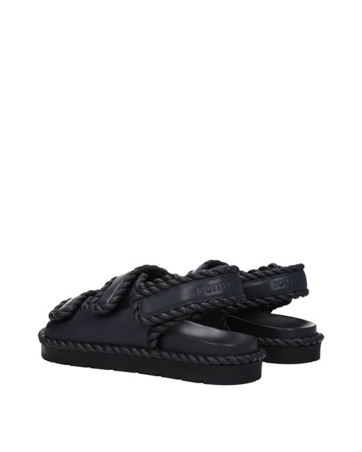 Bottega Veneta Blue Sandali Jack Donna Pelle Grigio/Ardesia for men