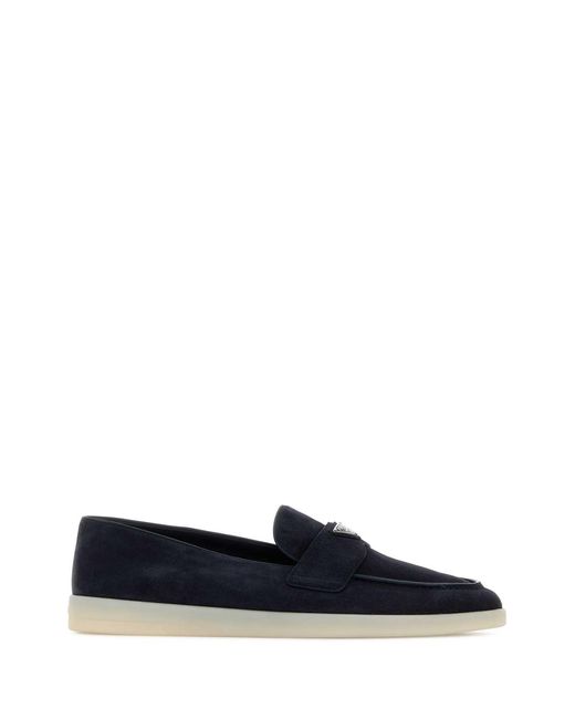 Prada Blue Moccasters for men
