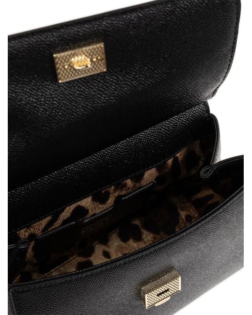 Dolce & Gabbana Black Medium Sicily Hand Bag