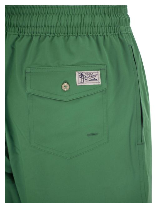 Polo Ralph Lauren Green Traveler Classic 14.6 Cm Beach Boxers for men