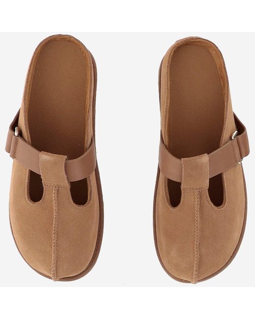 Ugg Brown Goldenstar Hi Mules
