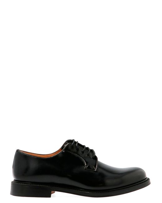 Church's Black 'Shannon' Lace Up Shoes