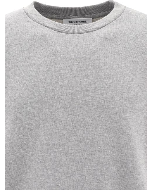 Thom Browne "Loopback" Sweatshirt in Gray für Herren