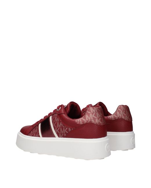 Michael Kors Red Sneakers Romey Fabric/Cherry