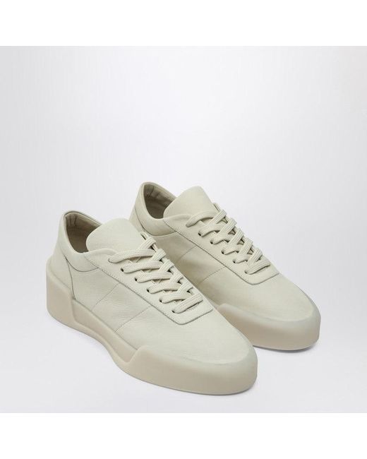 Fear Of God White Sneakers Aerobic Low Cream for men