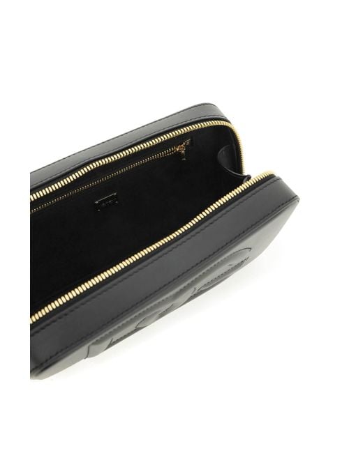 Camera Bag In Pelle di Dolce & Gabbana in Black