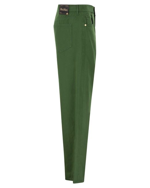 Max Mara Green Smmonorata 5 Pocket Trousers
