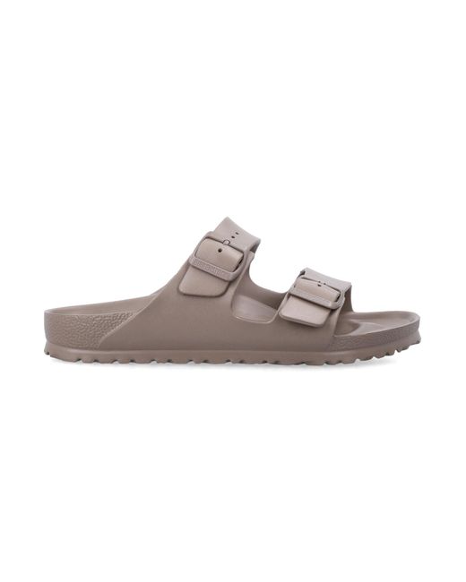 Birkenstock White Eva Arizona Sandals Taupe