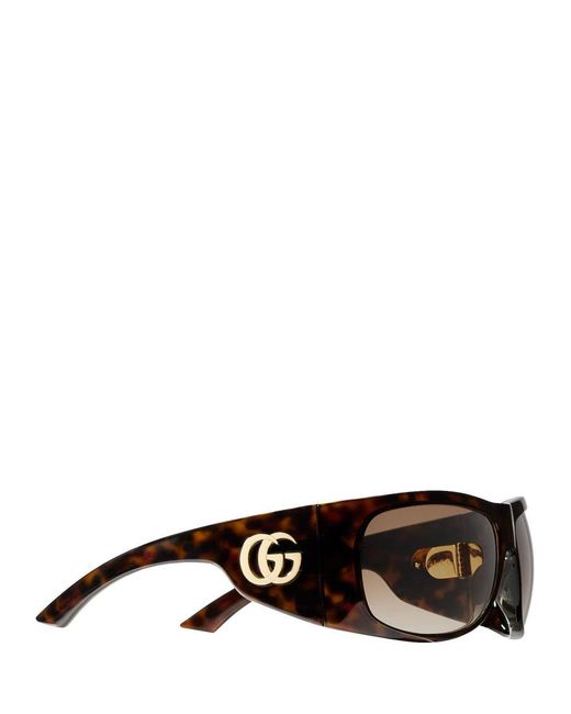 Gucci Gray Square Sunglasses