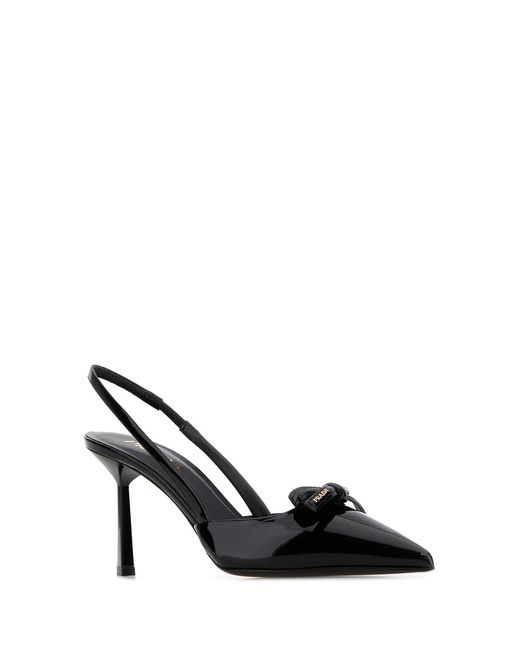 Prada Black Leather Pumps