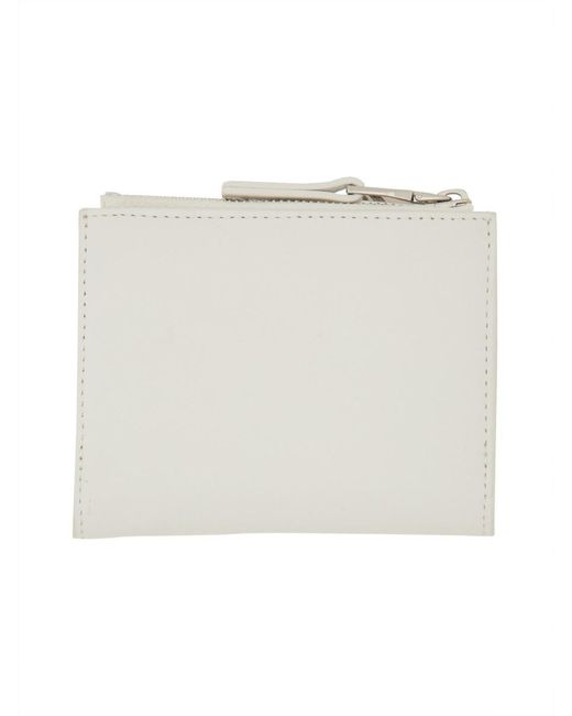 DIESEL Natural Wallet With Logo Plaque