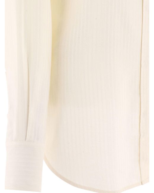 Camicia "Batilda" d'oca d'oro di Golden Goose Deluxe Brand in White