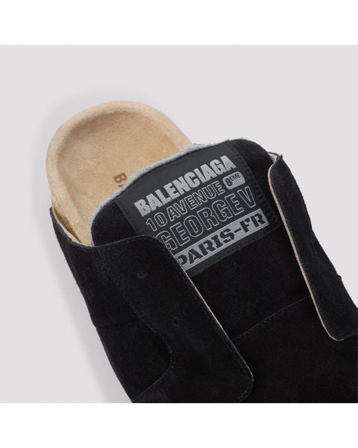 Balenciaga Black Dumbo Mule