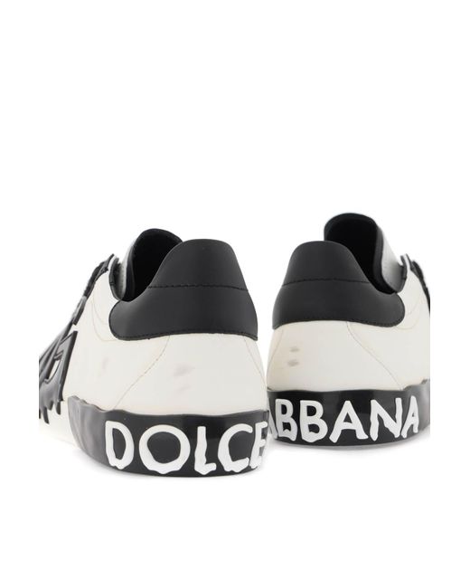 Dolce & Gabbana Vintage Portofino Sne in het Black voor heren