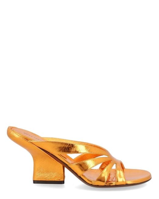 Dries Van Noten Orange W.L.Shoes Q.0207 Ora