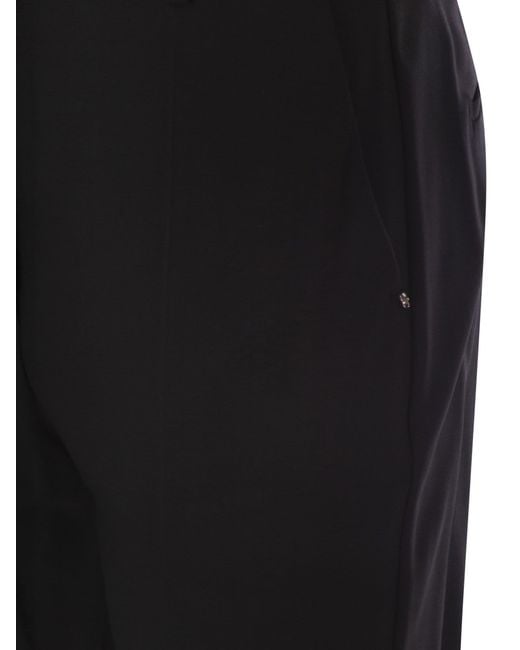Sportmax Black Febe Taillierte Schlaghose