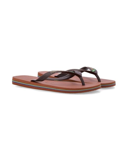 Havaianas Brown Flat Shoes