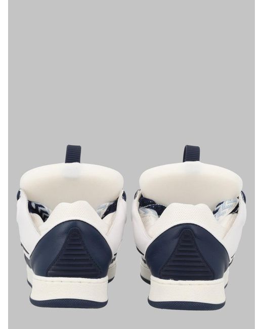 Lanvin Metallic Mini Leather Sneakers For Kids