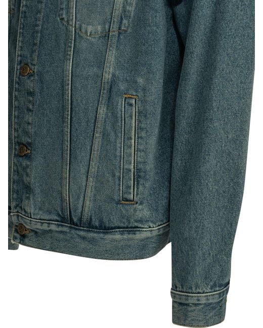 Golden Goose Deluxe Brand Green Denim Jacket