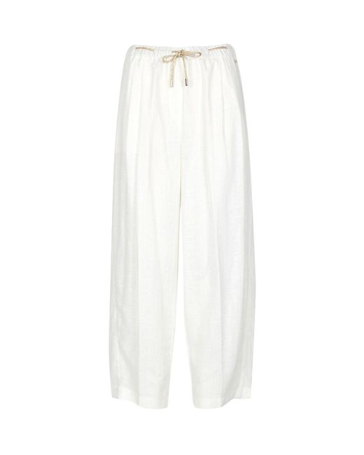 Herno White Trousers