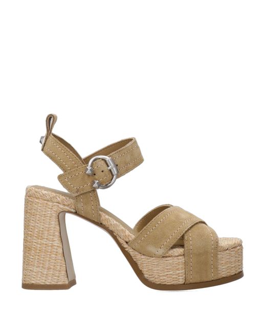 Ash Metallic Sandals