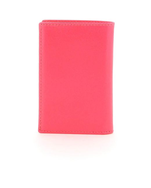 Comme des Garçons Comme des Garcons Brieftasche Super Fluo Wallet in Pink für Herren