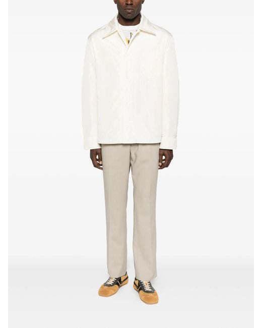 AMI White Jacket Padded Adc Overshirt for men