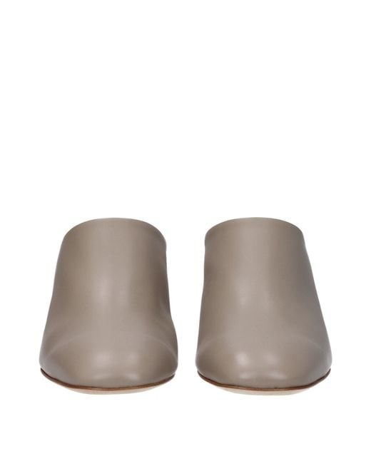 Tod's Gray Sandals Leather/Dust