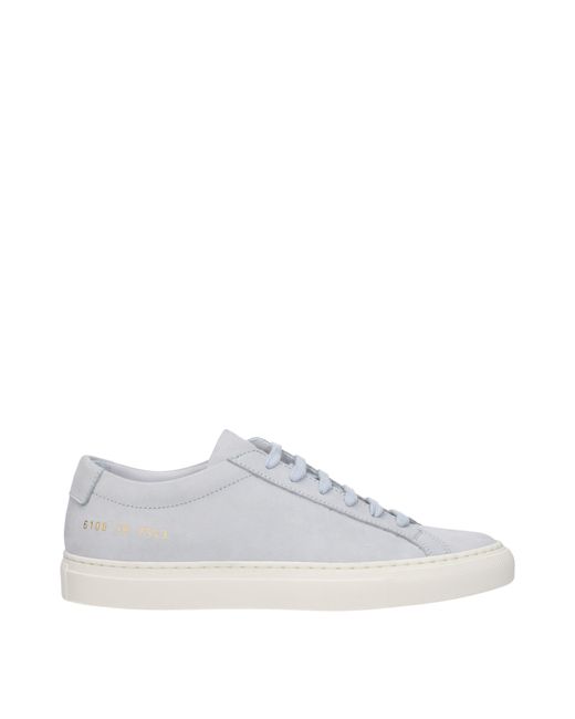 Common Projects Veel Voorkomende Projecten Sneakers Vrouwen Suède Grijs/suikerpapier in het White
