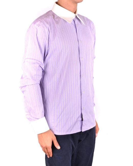 Bikkembergs Purple Shirts for men