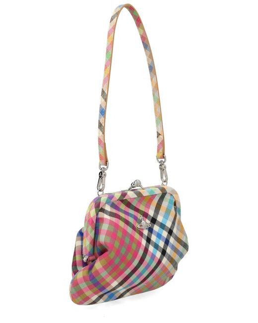 Vivienne Westwood White "Vivienne's Clutch" Bag