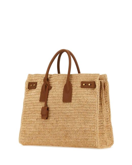 Saint Laurent Brown Shopping Bag Medium