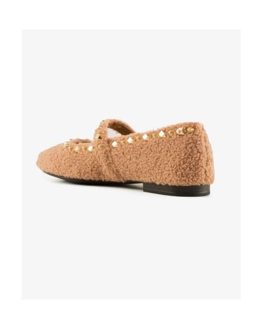 Ash White Asche Ballerinas Beige