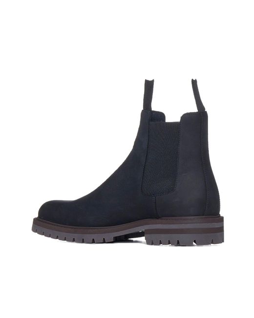 Common Projects Blue Common Projects Leather Chelsea Boots