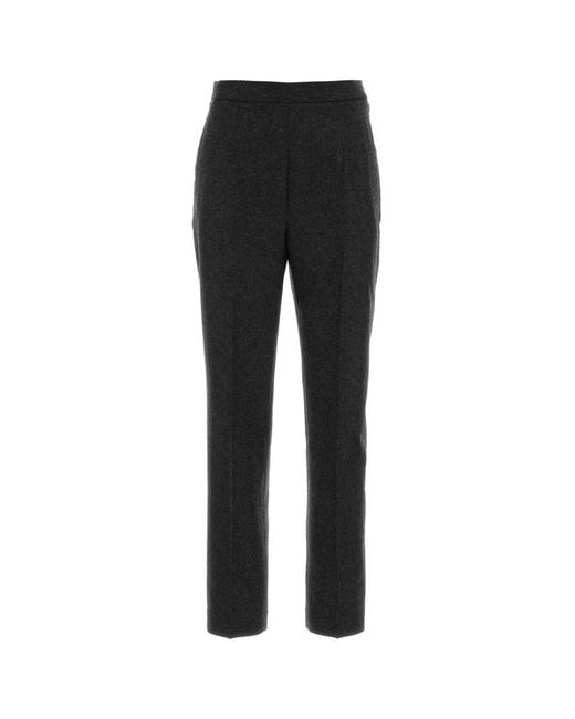 Jil Sander Black Dark Wool Pant