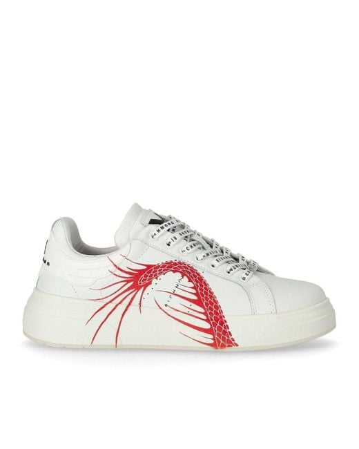 John Richmond Dragon White Sneaker für Herren