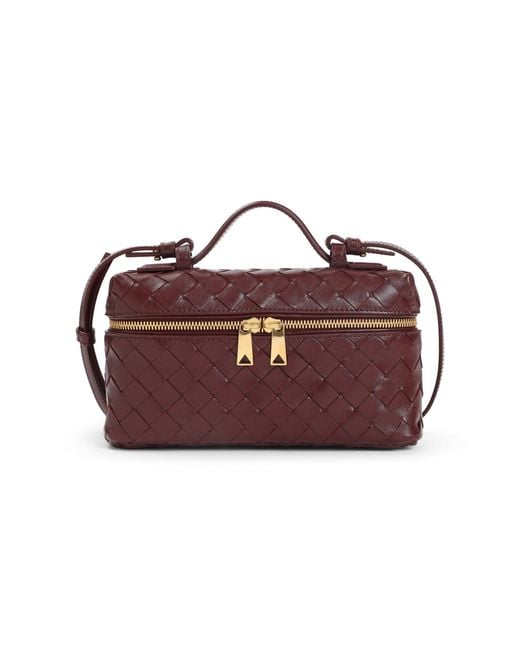Bottega Veneta Purple Mini Case Handbag